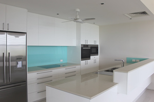 Kitchen glass splash back Darwin